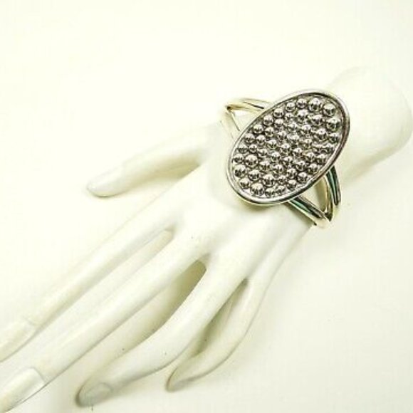 LAGOS NWT Gorgeous Caviar Sterling Silver Hinged Bracelet Size M - Picture 11 of 11